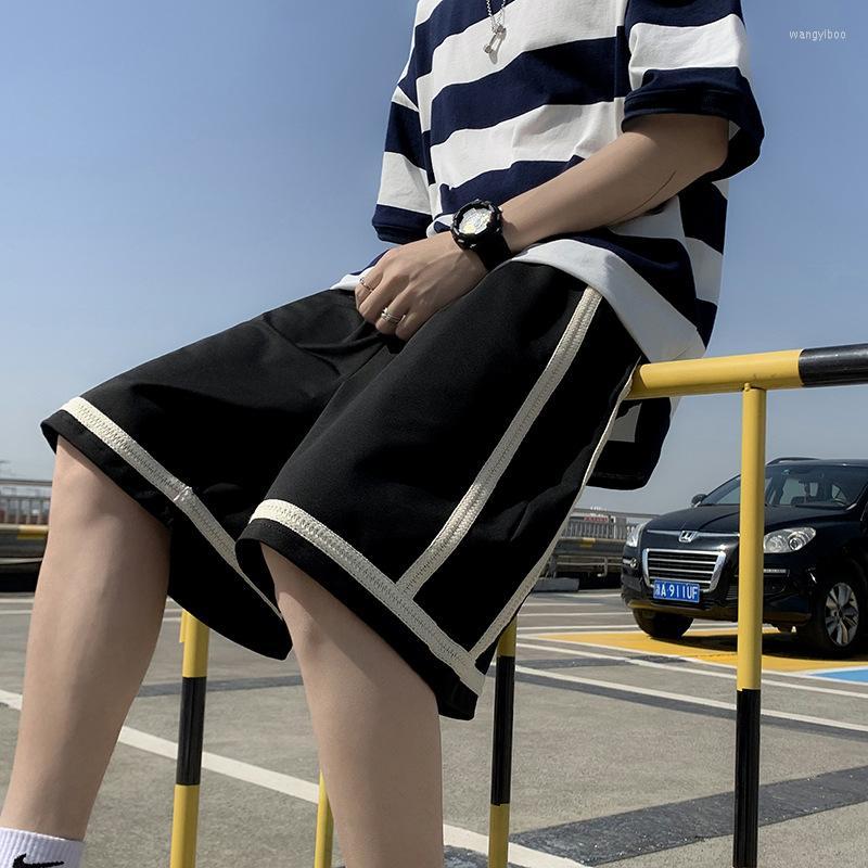 

Men's Shorts Men's Casual Men's Summer Personality Straight Sports Pants Korean Version Of The Tide Ins Loose Five-point Mens, Gray