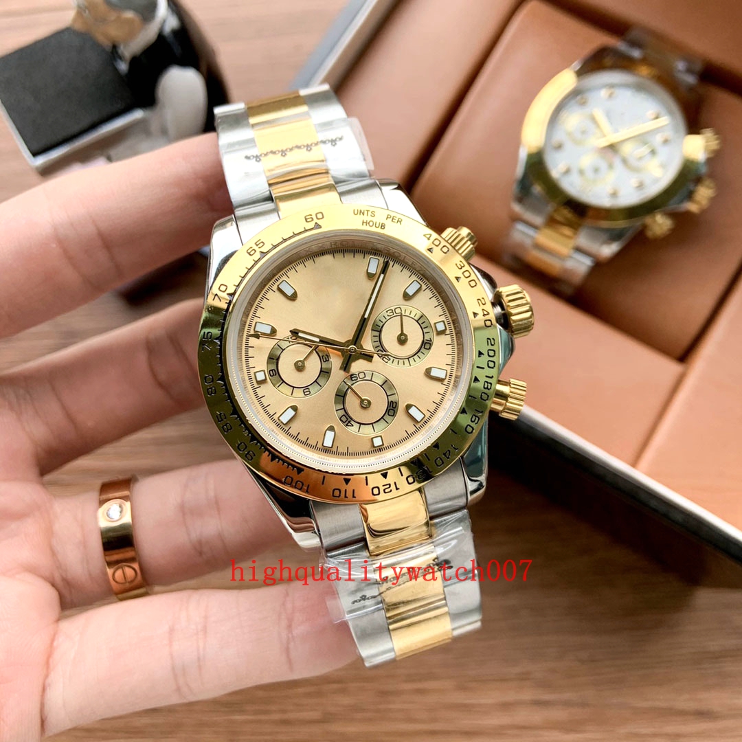 

Original Box File high-quality Watch New Version Men's 40mm 18K platinum 116519 116500 116503 ETA 2813Movement NO Chronograph Automatic Movement Mens Watch Watches