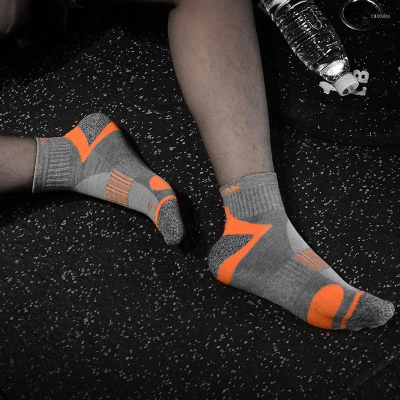 

Men's Socks HaleyChan Professional Terry Sports Cycling Running Basketball Compression Mens, Blue