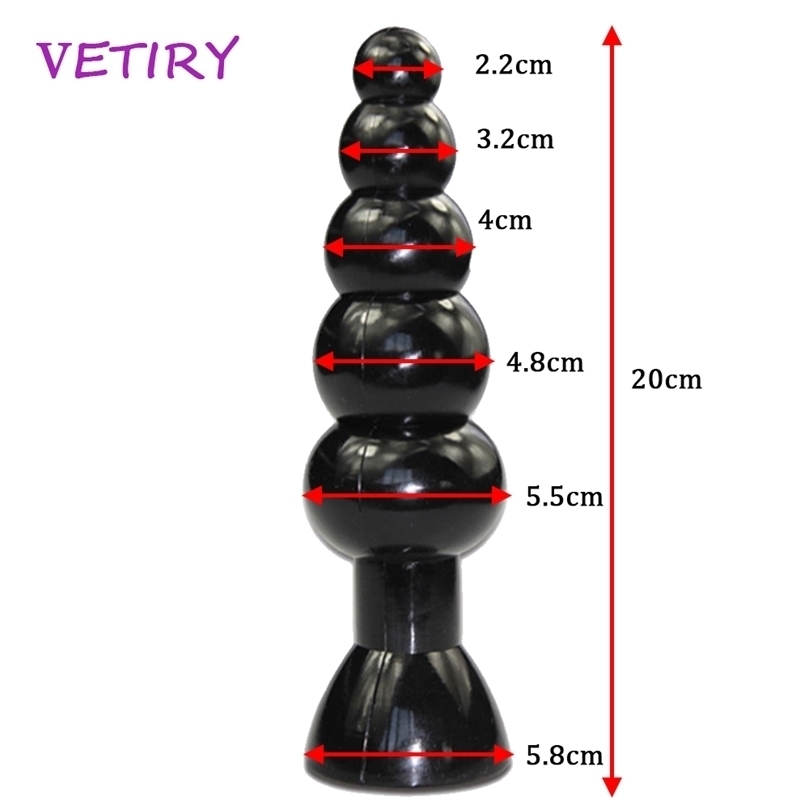 

Anal Toys VETIRY Large Anal Beads Sex Toys For Women Men Lesbian Huge Big Dildo Butt Plugs Male Prostate Massage Female Anus Expansion 221006