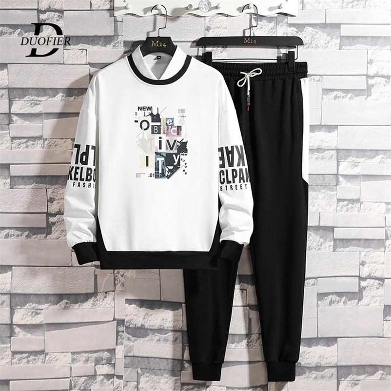 

Men' Tracksuits Autumn Long Sleeve Mens Set Letter Print Sweatshirt and Sweatpants Two Piece Set Men Fashion Tracksuit Sports Set 220930, Nmxl20950 yellow