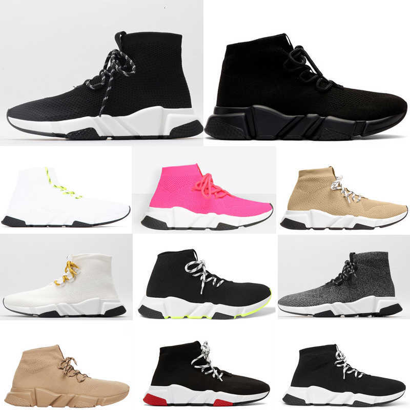 

Fashion Boots Shoe 2.0 Tennis Trainer Speed Sneakers Lace-up Triple Black Red White Beige Pink Clearsole Mens Jogging Walking Men Women E9rv