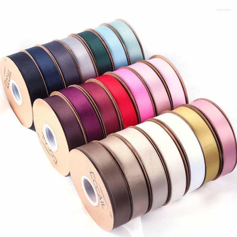 

Jewelry Pouches 10yards/Roll 10mm Satin Ribbons For Wedding Birthday Party Gift Wrapping Christmas Halloween Festival Supplies DIY Crafts