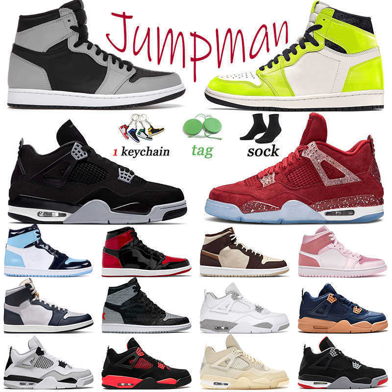 

jumpman 1 2022 authentic basketballs shoes 4 military black sneakers designer 4s black canvas visionaire 1s bred patent men trainers sports JORDON NKS, 36-47 6 new bred
