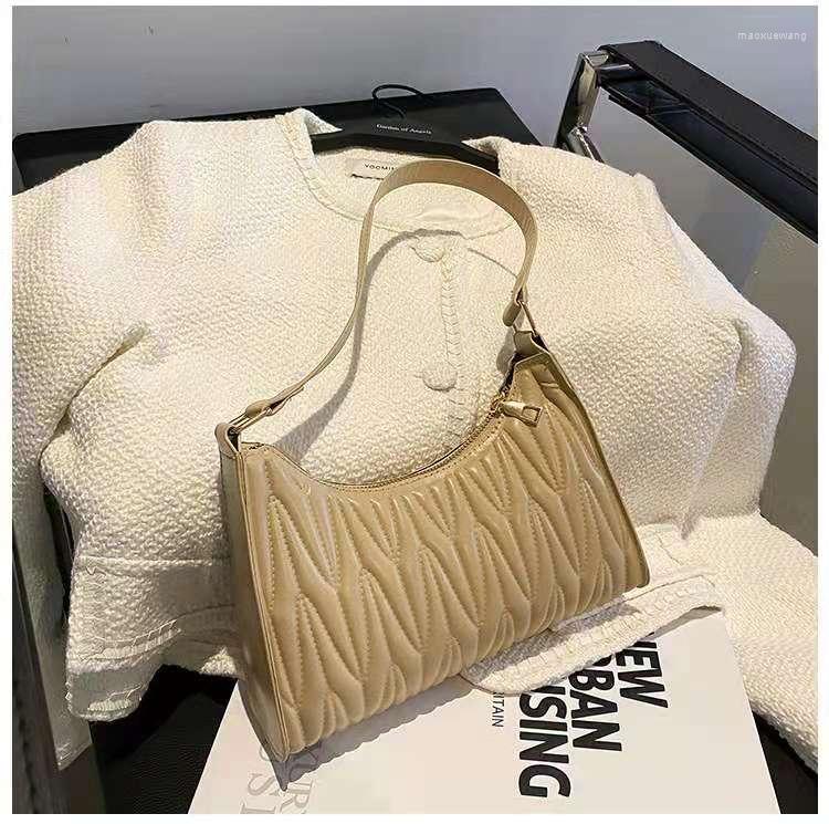 

Evening Bags Women's Bag Summer 2022 Trendy Fashion Casual High-quality One-shoulder Armpit Small Square, Black