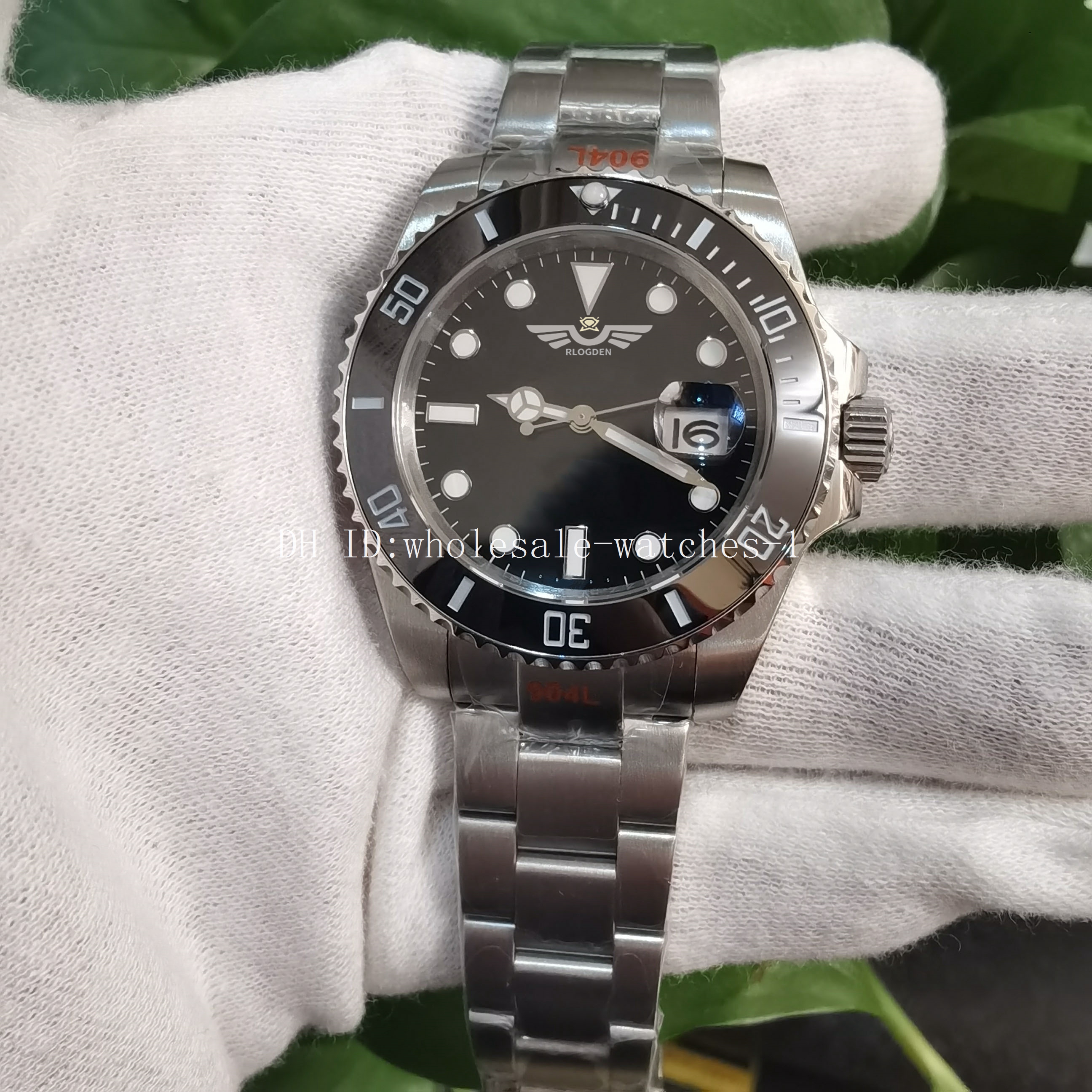 

5 Star Super Watch Factory CF V7 Version 7 Color 2813 Automatic Movement Wristwatch Black 40mm Ceramic Bezel Sapphire Glass 904L Diving Men Watches New style box, Travel bag