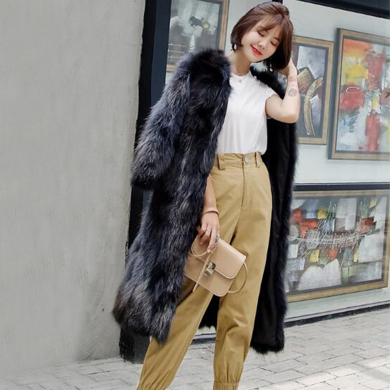 

Women's Fur Faux Original TONFUR Genuine Raccoon Coat Thick Warm Keep Winter Luxury Vintage Long Ladies OverCoat sr394 221006, Green