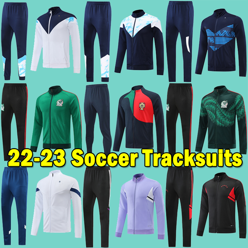 

2022 2023 CUNHA Atletico MadridS Soccer Sets HAALAND cities 22 23 Mexico Men Tracksuits Bayerns Munich Portuguese Portogallo Real Madrids BENZEMA Shirts Top