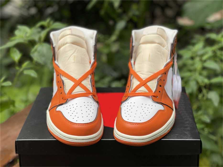 

Release Authentic 1 High OG WMNS Starfish Basketball Shoes Orange Shattered Backboard Sneakers 1S Newstalgia Chicago Retro Men Outdoor, Customize