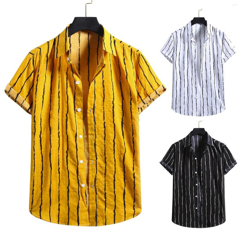 

Men's Casual Shirts Men Shirt Cotton Short Sleeve Stylish Top Mens T, White