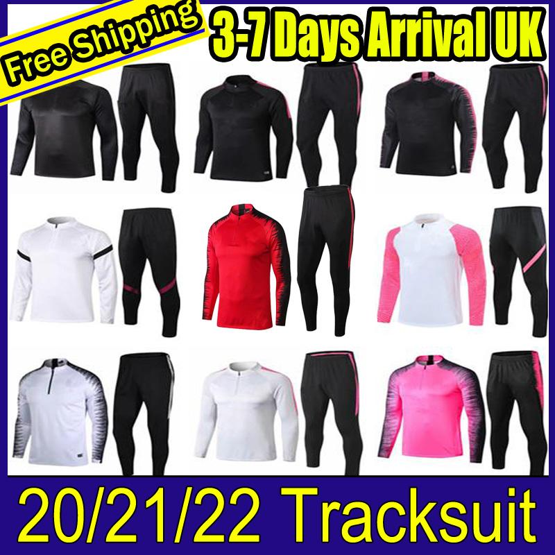 

College wear 2021 adult Jacket kit Soccer tracksuit set Paris tracksuits MBAPPE LUCAS HOME Football training suit