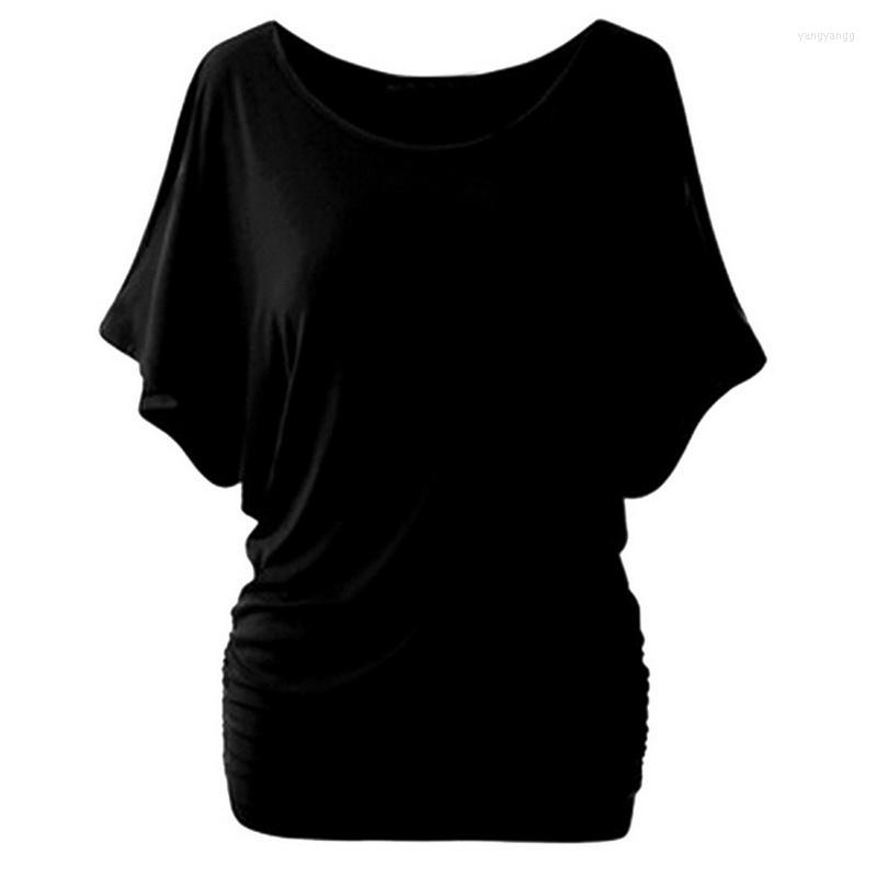 

Women's T Shirts Women Casual Summer T-Shirt Batwing Short Sleeve Loose Top Basic Tee Female Plus Size Tunic Camisas Mujer