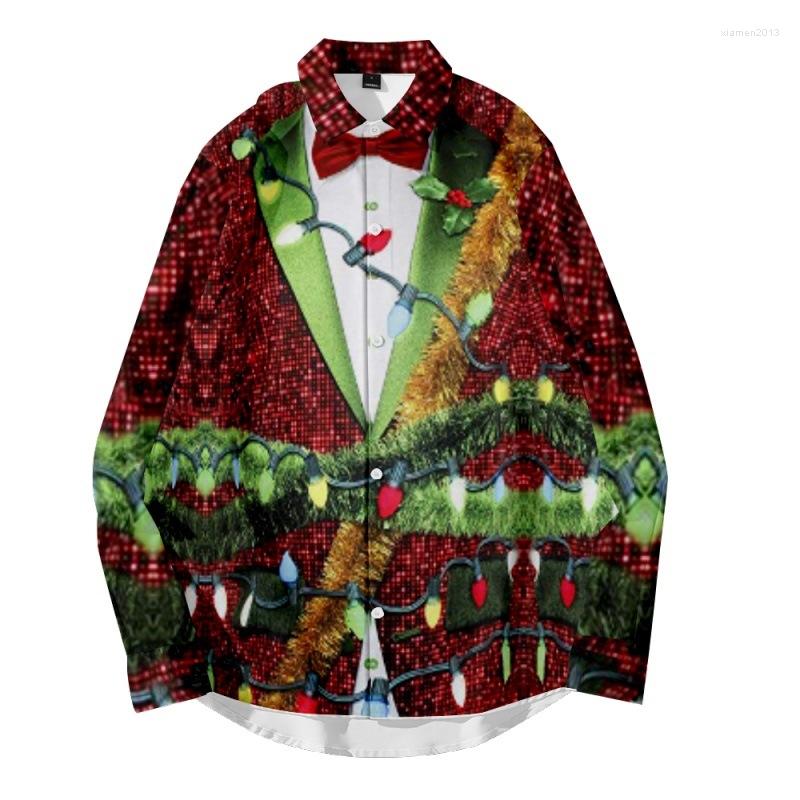 

Men' Casual Shirts Spring Autumn Men Print Button Turn-down Collar Shirt Fashion Long Sleeve Tops Blouses Clothing, Style 6