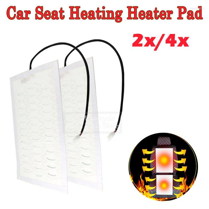 

Car Seat Covers 2x/4x 12V Universal Heated Pad Carbon Fiber Auto Heating Winter Warmer Heater Mat 48cmx27cm