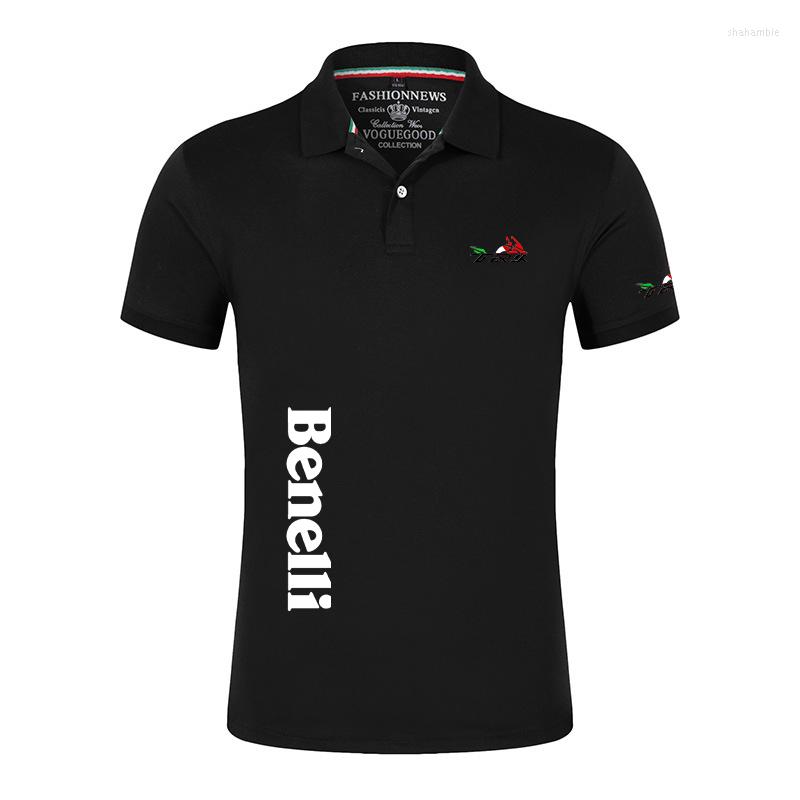 

Men' Polos Benelli TRK 502X Printing Summer Men' Polo Casual Short Sleeves Solid Color Tshirt Man Classic Tops Outdoor Customize