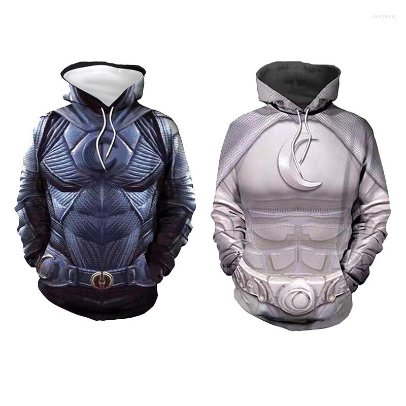 

Men' Hoodies Adult 3D Sweatshirts Moon Knight Cosplay Mens Marc Spector Jack Unisex Costume Sweatshirt Hooded Pullover, Beige