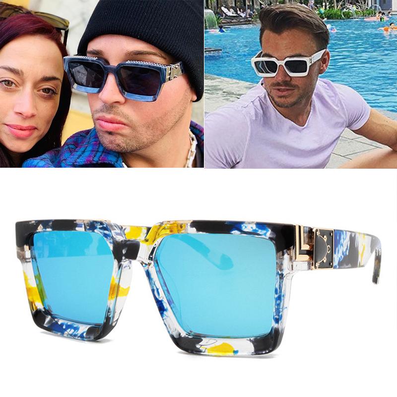 

Sunglasses Fashion Square Men Women UV400 Glasses High Quality Male Show Female