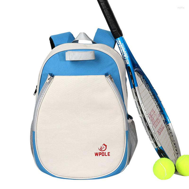 

Outdoor Bags Children Teenagers Tennis Backpack Kids 1-2 Pack Tenis Rackets Youth Boys Girls Badminton Sports Training School Bag, Blue