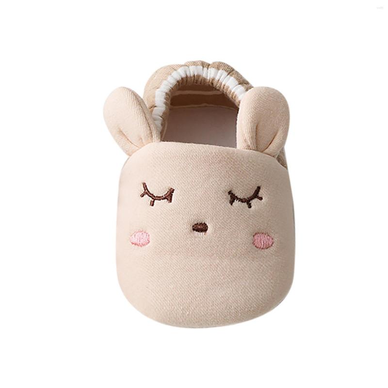 

First Walkers -18 Month Born Crib Shoes Baby Girls Boys Sandals Cartoon Floor Socks Non-Slip Prewalker Footwear, Pink