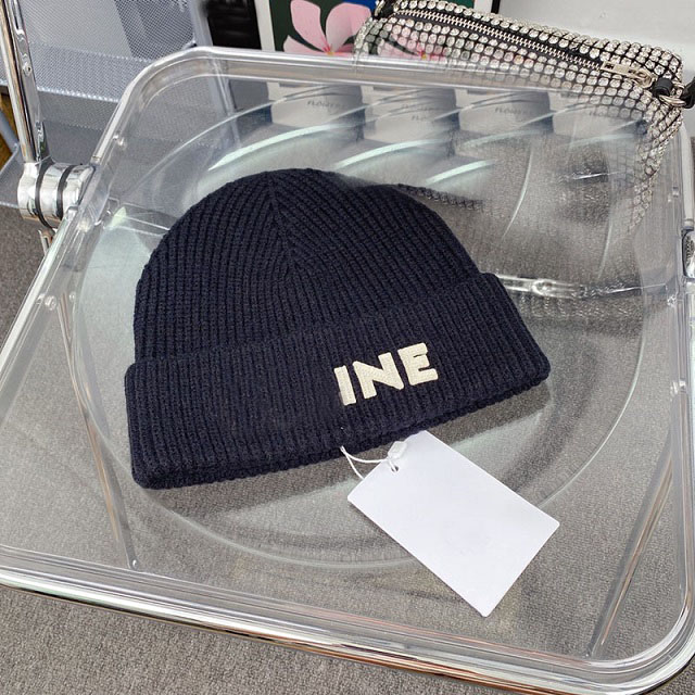 

Skull Caps Beanie Knitted Cap Designer Hat Womens Fitted Hats Top Melon Wool Letters Women Mens Cashmere Bonnet Luxury Beanies C, Black