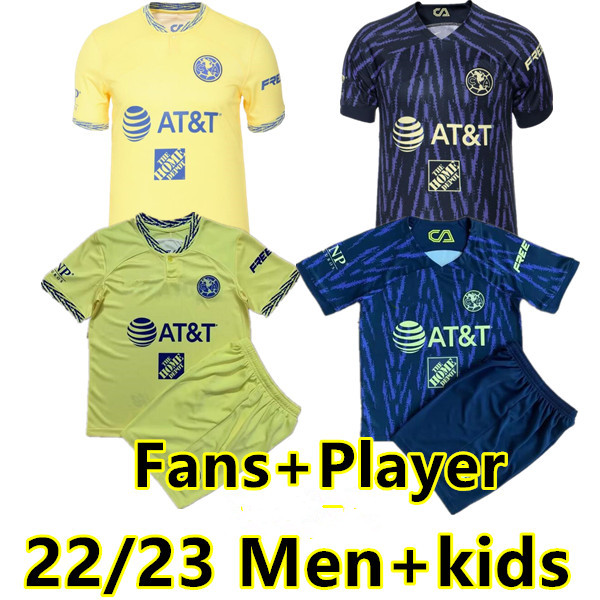 

22 23 Club America Soccer jersey G.RODRIGUEZ O.PERALTA Player version home away training wear R.MARTINEZ P.AGUILAR Woman Long sleeve men woman kids Football, 22/23 away player