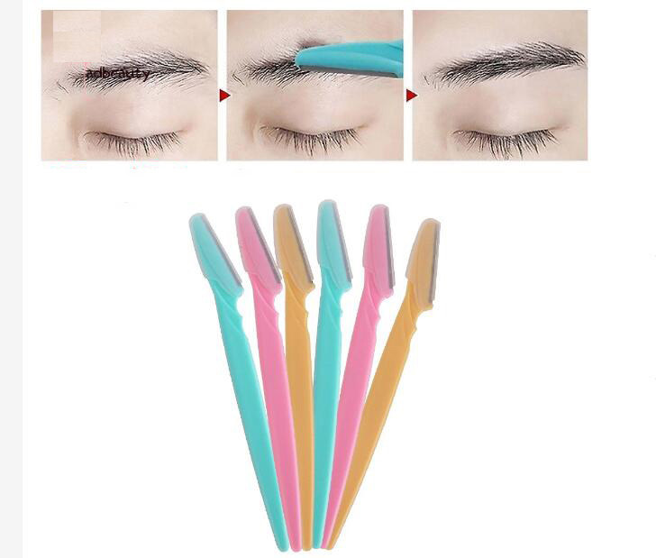 

Wholesale Eyebrow Knives Eyebrow Razor Women Facial Epilator Sourcil Brow Trimmer Facial Hair Shaving Remover, Mixed color