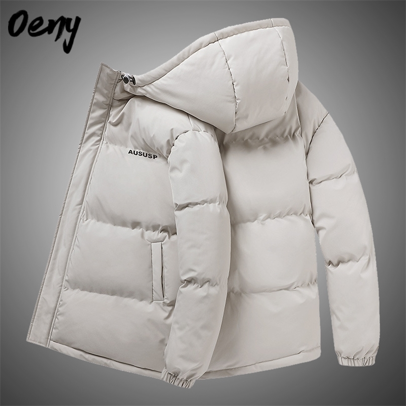 

Mens Down Parkas Mens White Duck Down Jacket Warm Hooded Thick Puffer Jacket Coat Male Casual High Quality Overcoat Thermal Winter Parka Men 5XL 2201006, Light khaki