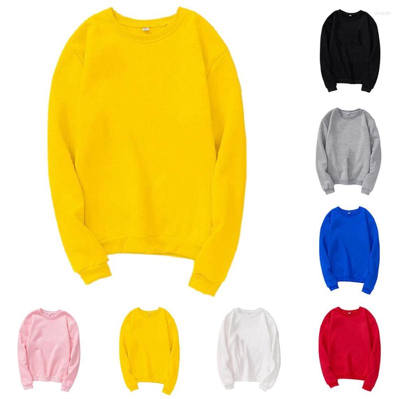 

Women's Hoodies Casual Unisex Pullovers Solid Men Womens Loose Sweatshirts Oversize Crew Neck Long Sleeve Sweatshirt Pullover Jumper Tops, Blue
