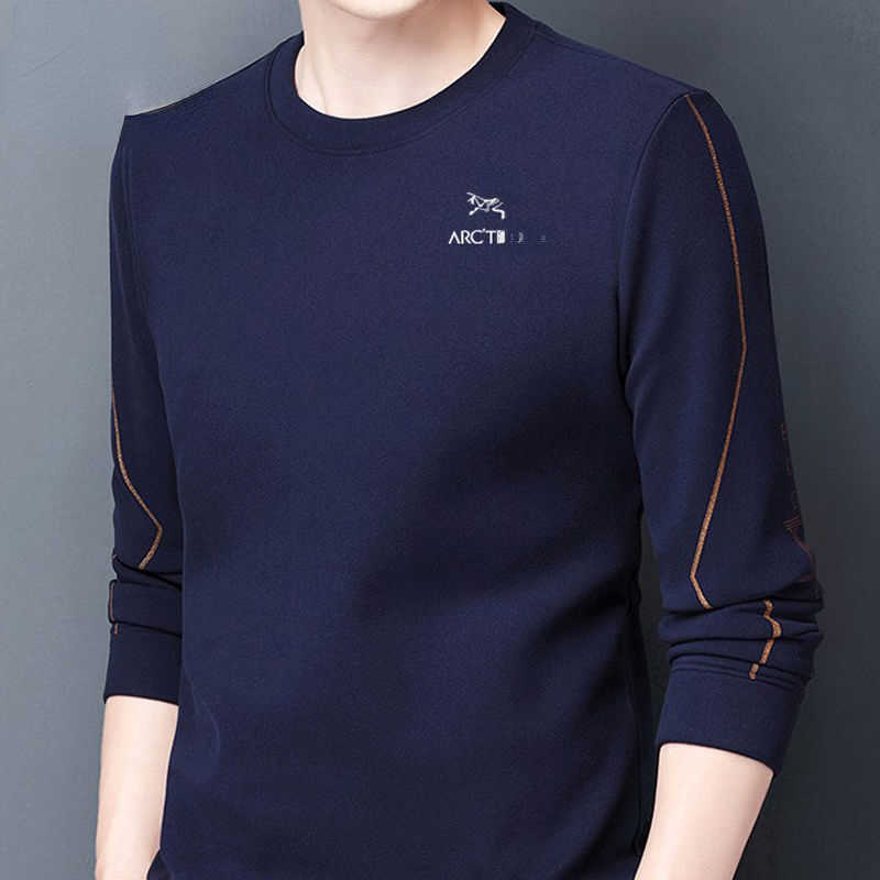 

arc sweater designer hoodie men's athleisure quick dry bird print long sleeve t shirt pullover fleece warm golf, Black