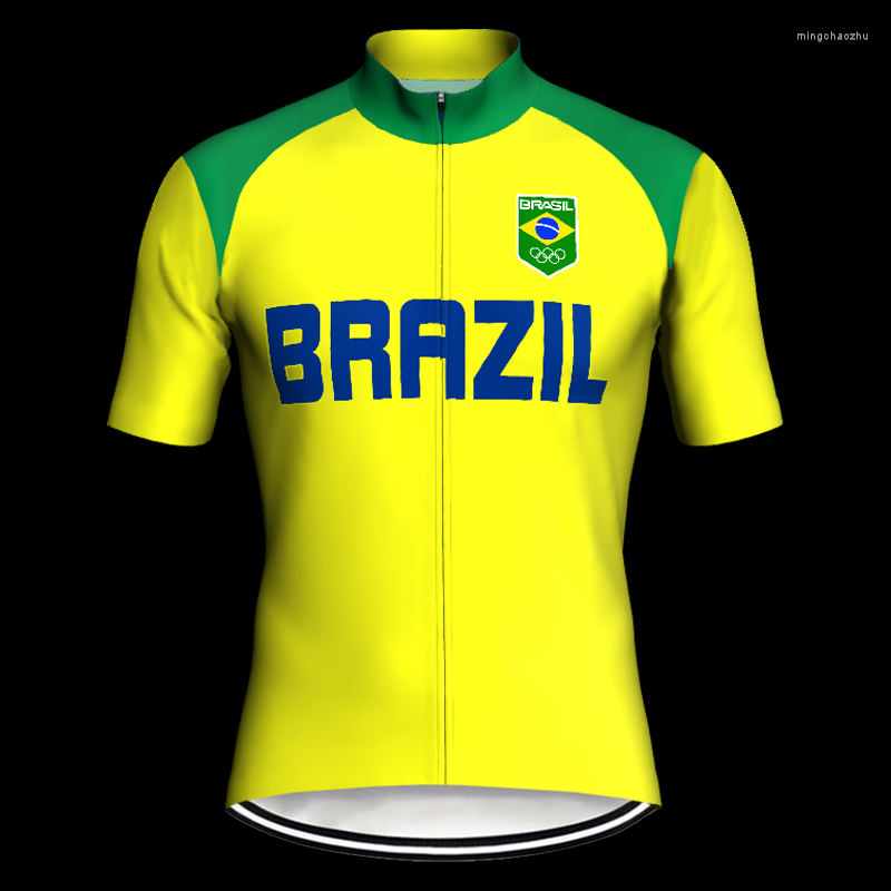 

Racing Jackets Short Sleeve Cycling Jersey Jacket Mtb Shirt Wear Bicycle MX Road Ciclismo Mountain Bike Sport Brazil Style Outdoors Summer, 01