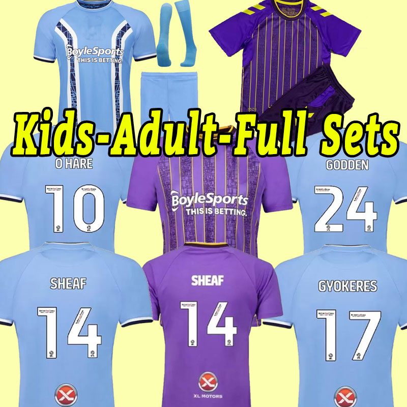 

22 23 Coventry city soccer jersey maillot de foot 2022 2023 O'Hare Gyokeres Godden Hamer football shirts home away third 3rd kids kit