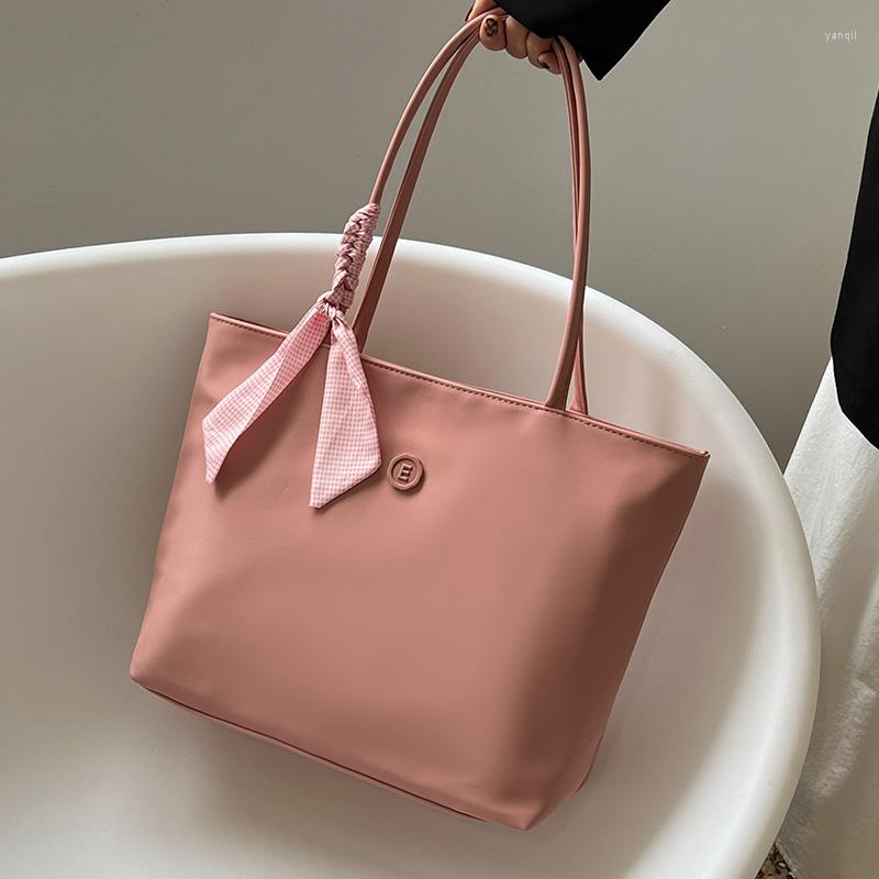 

Evening Bags VeryMe Women Shoulder Large Capacity Female Totes Simple Solid Color Ladies Handbags 2022 Trendy Brand Shopping Pack Purses, Black