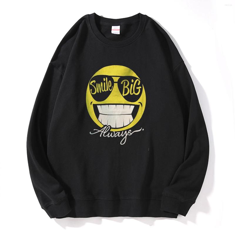 

Men' Hoodies Drop Cotton Hooded Smile Print Unisex Sweatshirts Casual Big Size Men Sholder, Smile16