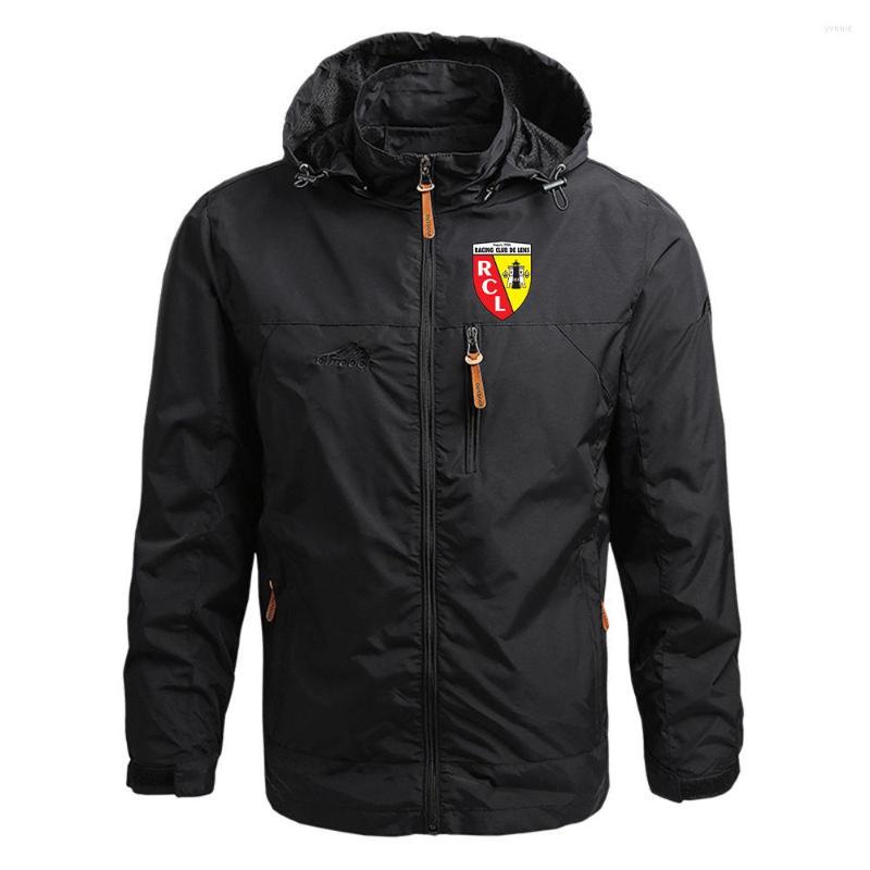 

Men' Hoodies Euro Club Rc Lens Printed Casual Jacket Mens Winter Waterproof Windbreaker Fashion Coat Outerwear Clothing