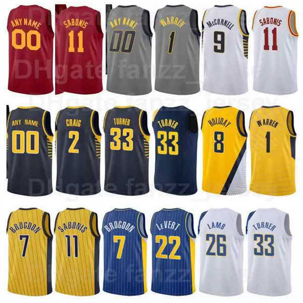 

Basketball Jersey Indiana''Pacers''Custom Mens Womens Youth 3 Chris Duarte 24 Buddy Hield 33 Myles Turner 0 Tyrese Haliburton 22 Isaiah Jackson, Colour
