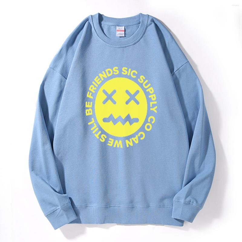 

Men' Hoodies Drop Cotton Cool Smile Print Unisex Sweatshirts Casual Loosemen Sholder Men Hooded, Smile21