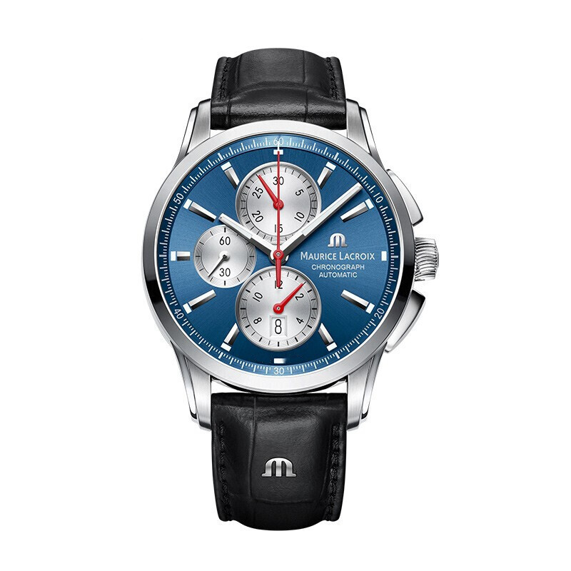 2022 MAURICE LACROIX Montre Ben Tao Série Chronographe À Trois Yeux Mode Casual Top Montre Cadeau En Cuir De Luxe
