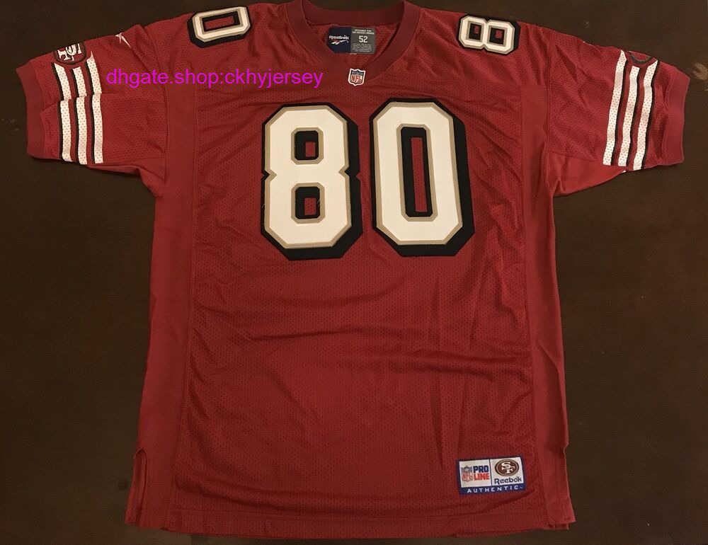

New Jerseys Rare Retro Cheap Pro Line Jerry Rice Football Jersey Mens Kids Stitched Throwback Jerseys, Same as picture