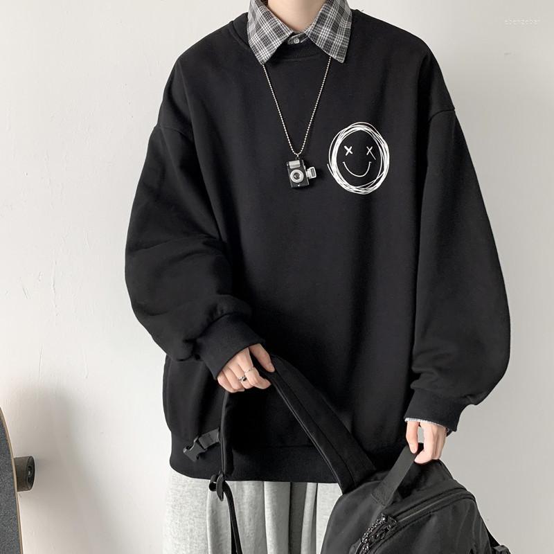 

Men's Hoodies Men's Sweatshirt For Boy Crewneck Graphic Clothing Top Shirt Sweatshirts Men Couple Clothes Korean, White