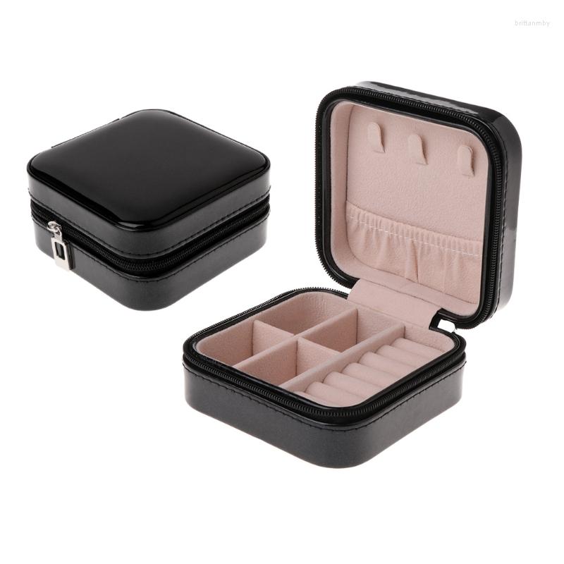 

Jewelry Pouches Box Portable Storage Organizer Zipper Women Display Travel Case