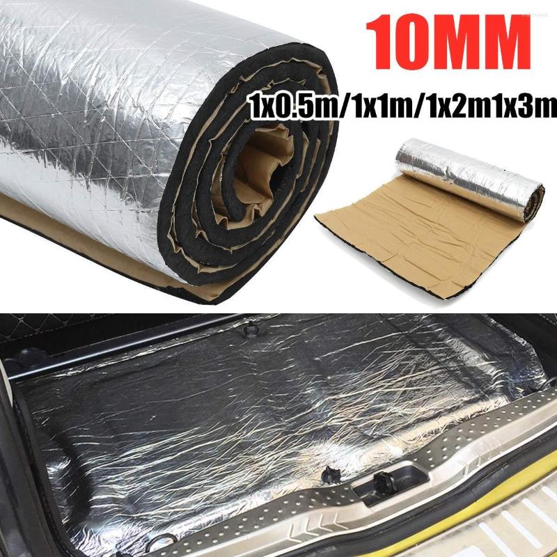 

Interior Accessories 50/100/200/300cmx100cm Sound Deadener Mat Insulation Cotton Heat Noise Proofing Pad Proof Firewall Foam Sticker 10mm