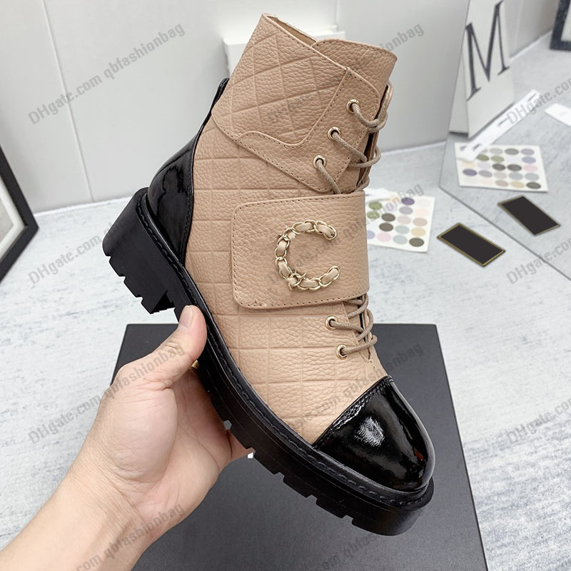 

Winter Classic Womens Ankle Boots Lichee Pattern Cowhide Chunky Heels Fashion Round Toes Knight Snow Lace-up Chelsea Booties Rubber Outsole Outdoor Casual Shoes, Black