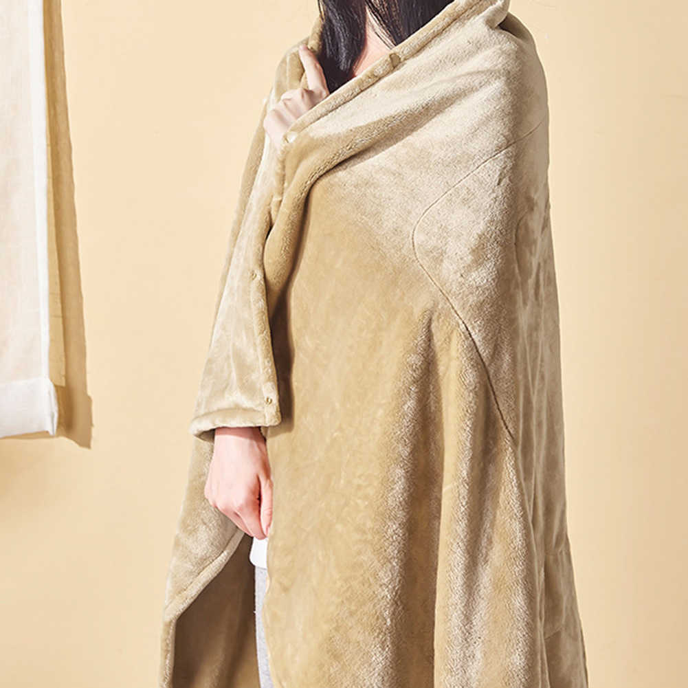 

Blankets USB Blanket Household Supplies 5V Electric Heating Shawl Soft Skin Friendly Rechargeable for Home Bed Office 1007