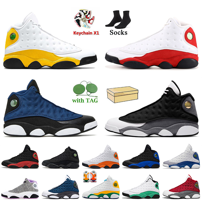 

Black Flint 13s Basketball Shoes Jumpman 13 Playground Starfish Bred Navy Black Cat Hyper Royal Del Sol Court Purple Altitude Sports Trainers Sneakers, D31 court purple 40-47