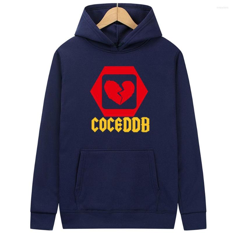 

Men' Hoodies Men Hooded Heart-Shaped Print Fashion Long Sleeve Outwear Autumn Spring Casual Fleece Warm Sportswear Sweatshirts