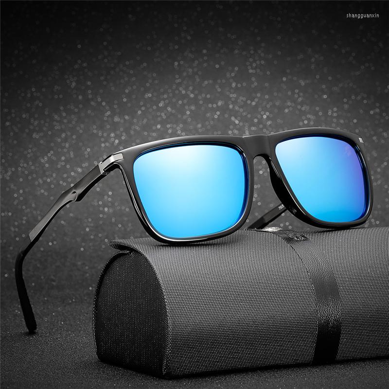 

Sunglasses Aluminum Square Retro Sun Glasses Polaroid Polarized Feminino For Women Men