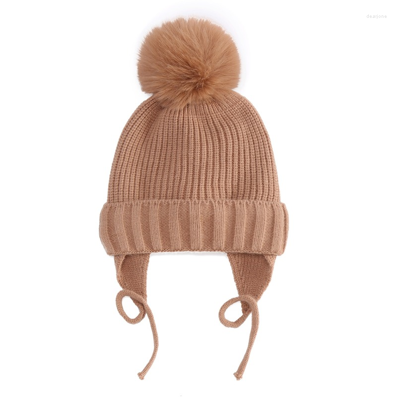 

Hair Accessories Kids Winter Hats For Born Boys Knitted Hat Toddler Girl Cap Children Baby Pography Props Boy Warmer Stuff, White