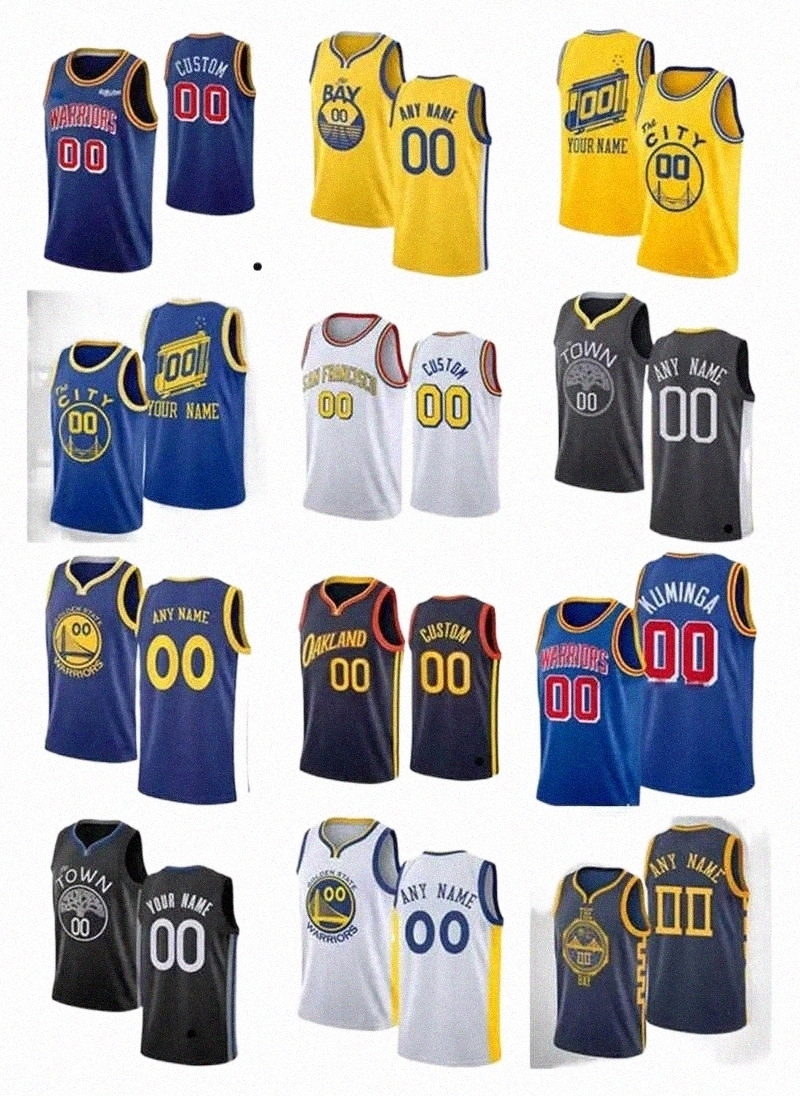 

Basketball Jerseys 75th Custom Men Women Golden State''Warriors''8 Nemanja Bjelica 9 Andre Iguodala 00 Jonathan Kuminga 1 Damion  u15d#, Color