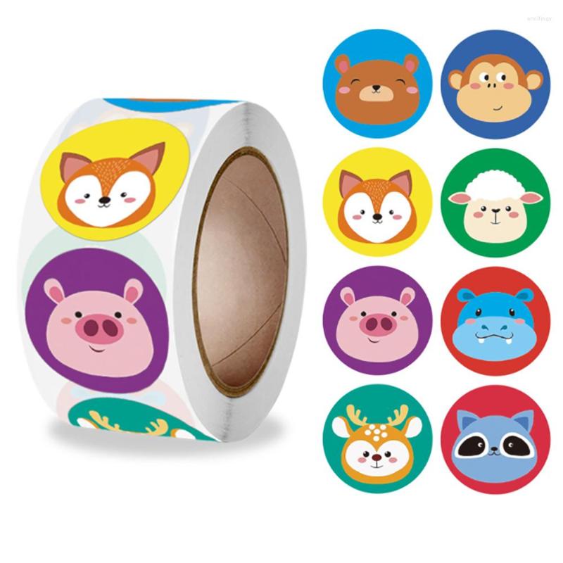 

Jewelry Pouches 500pcs 8 Different Cute Cartoon Animals Stickers For School Teacher Encourage Reward Students Games Toys Stationery