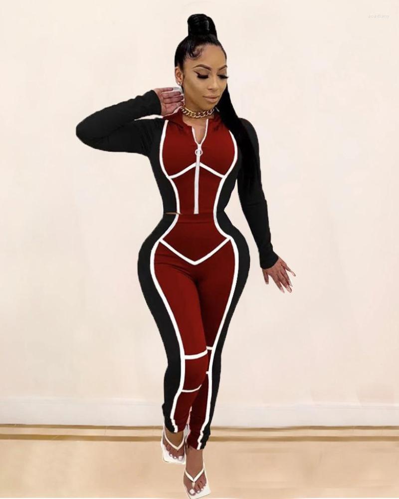 

Women' Tracksuits Ueteey Two-piece Sporty Solid Women Pant Set, Khaki